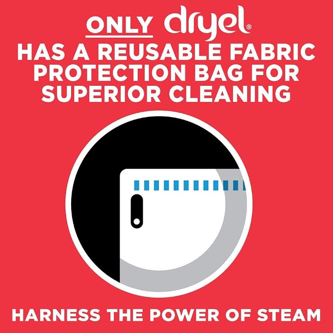 dryel At-Home Dry Cleaner Starter Kit, Gentle Laundry Care for Special Fabrics and Dry-Clean-Only Clothes, 6 Loads