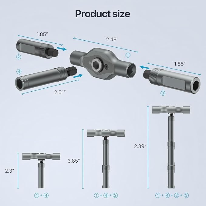 DYLIFE 24 in 1 Magnetic Screwdriver Set, DIY Ratchet Mini Removable Self-Assembly Precision Screwdriver Tool Kit, Magnetic DIY Precision Tool Kit with Variety Head Styles for PC/Mobile/Watch/Bicycle
