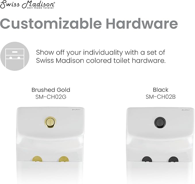 Swiss Madison SM-1T112 Ivy One Piece Toilet Dual Flush