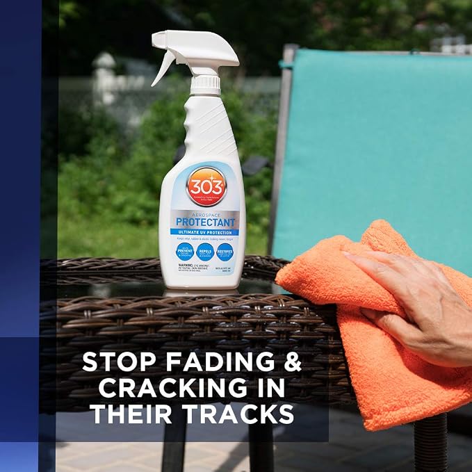 303 Aerospace Protectant for Vinyl, Plastic & Rubber, 16 oz 6-Pack | Provides UV protection while helping prevent fading, cracking, and discoloration.