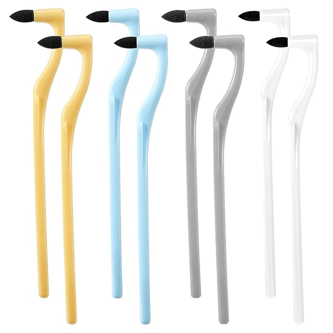 8PCS Tooth Stain Remover Dental Plaque Tartar Eraser Tool Kit, Teeth Cleaning Polisher with Dental Picks, Oral Care Teeth Whitening Cleaning Tools