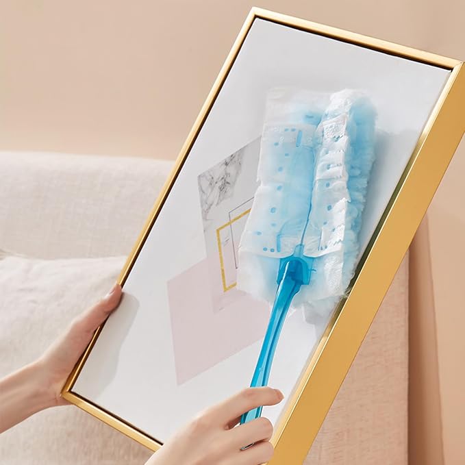 Disposable Duster Refills Bulk Blue Electrostatic Duster Heads Heavy Duty Dusters Refills 40 Counts