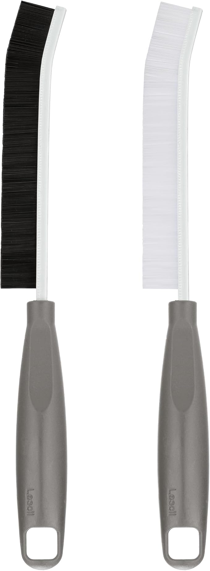 2026 NEW Ergonomic Anti-Slip Handle Grout Brush, 2Pcs Crevice Cleaning Brush, Hard Bristle Multi-Purpose Cleaning Tools, Small Cleaning Brush for Household Use Kitchen Bathroom, Right Hand