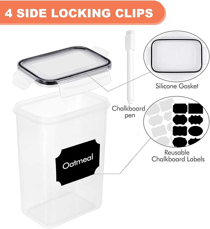 24 Pack Airtight Food Storage Containers