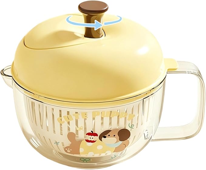 Vegetable Spinner - Compact Draining Kitchen Tool, Large Salad Spinner, Manual Fruit Vegetable Washer, Efficient Water Removal Basket | Fresh Produce Cleaning, Berry Rinsing, Cheese Drying