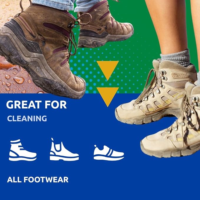 Nikwax Footwear Cleaning Gel, Shoe Care, Boot Cleaner for Suede, Leather, Fabric & Synthetic Materials, Safe for Gore-Tex, Waterproof, DWR