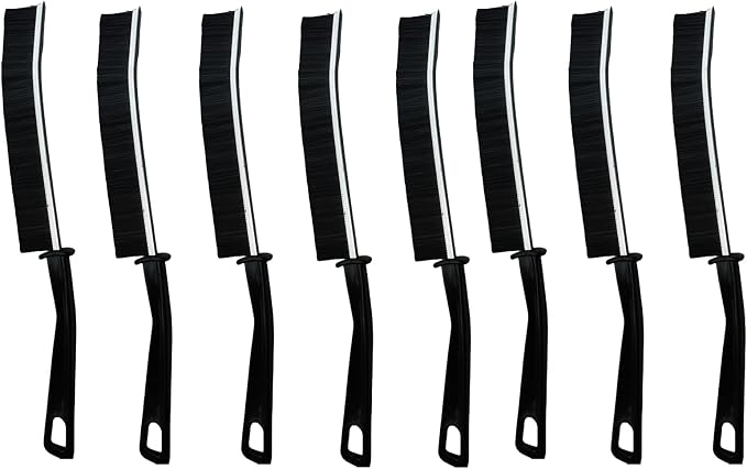 8 Pcs Hard Bristle Crevice Cleaning Brush,Gap Cleaning Brush,Grout Brush Gap Crevice Brush for Cleaning Narrow Spaces,Gap Cleaner Tool for Kitchen Sink Window Tracks Bathroom Corners