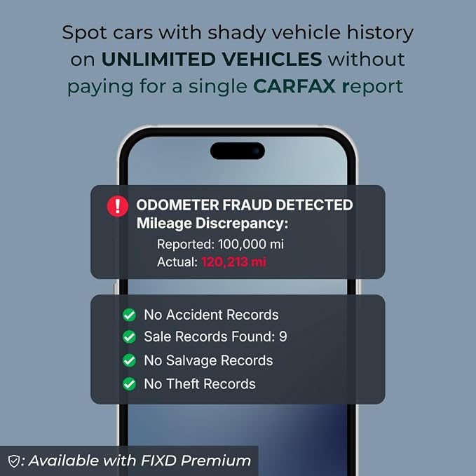 FIXD Bluetooth OBD2 Scanner - Car Diagnostic Check Engine Code Reader | 1-Pack | iPhone/Android compatible | Automotive scan tool for repairs + buying | Enhanced manufacturer data