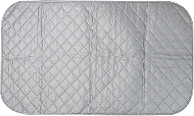 Portable Ironing Mat Blanket for Table Top, Iron Board Alternative Cover Foldable Ironing Board Replacement Quilted Washer Dryer Heat Resistant Pad (Magnet,Color:85x45cm)