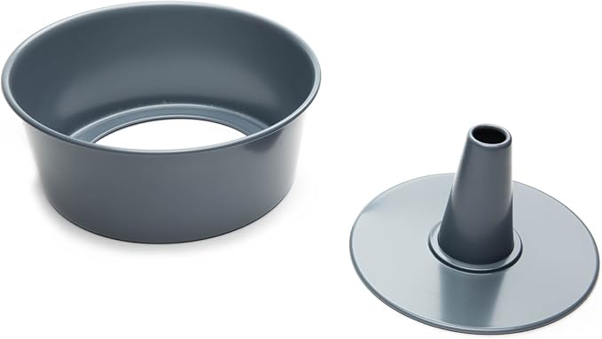 Fox Run Angel Food Cake Pan, Removable Bottom, Nonstick 10" Tube Cake Pan | Bake Bundt Cakes & Angel Food Cakes | Tube Cake Pan | Premium Nonstick | Consistent Results | Kitchen Essential Baking Pan