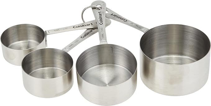 Cuisinart CTG-00-SMC Stainless Steel Measuring Cups, Set of 4