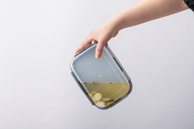 LocknLock Classic-Plus Plastic Food Storage Container | Airtight Plastic Food Storage Containers with Lids | BPA Free Stackable Food Storage for Meal Prep, Leakproof, Freezer & Dishwasher Safe, 1.65L