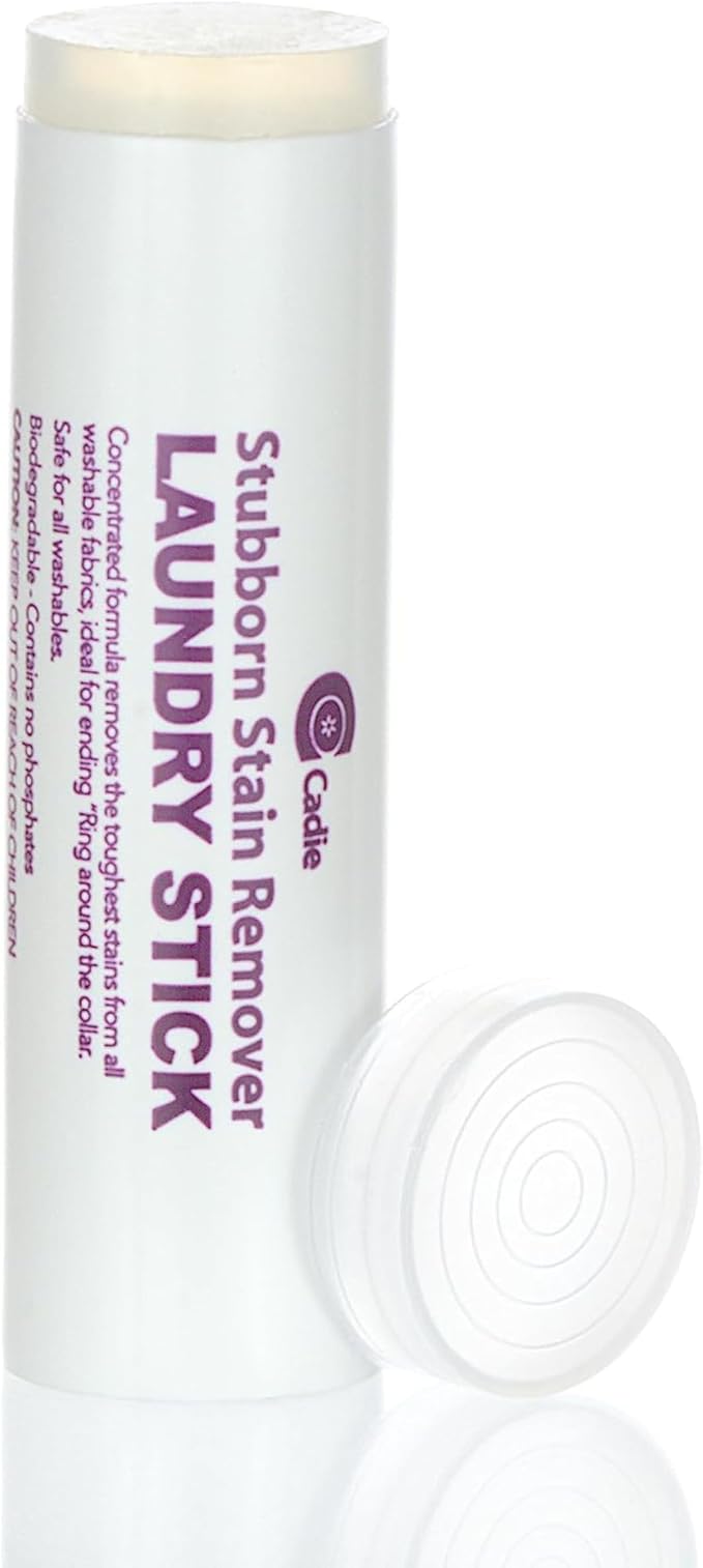 Laundry Stain Remover Stick – Pre-Wash Spot Cleaner for Clothes, Cotton, Wool & Synthetics – Removes Coffee, Wine, Oil, Ink & Food Stains – Travel-Friendly Portable Laundry Stick, 1 Pack