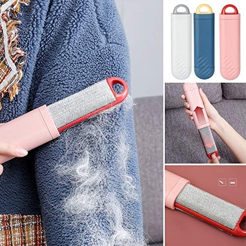 Arinda Perfect Fur Cleaner Reusable Lint Remover Garment Brush Pet Hair Remover for Home Travel Portable