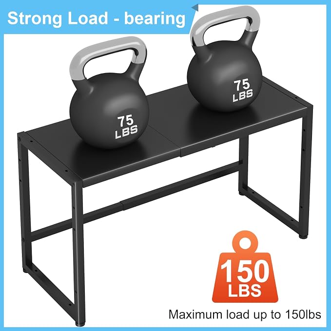 Expandable 150 LBS Heavy Duty Storage Shelves,Metal Shelving Unit for Pots Pans Microwave Small Appliance,Adjustable Storage Rack Shelf Organizer For Kitchen Garage Warehouse Cabinet Closet Pantry