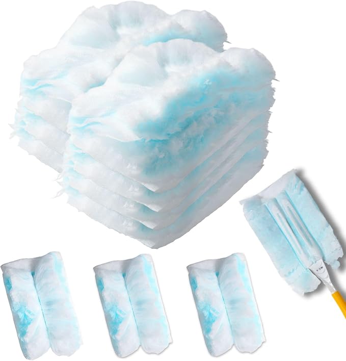 Duster Refills Static Dust Removal Compatible with Swiffer for Dusting 30ct | Disposable Alternative Replacement Head for Swiffer Duster Refills,for Dusting Electronics,Furniture,Blinds,Ceiling Fans