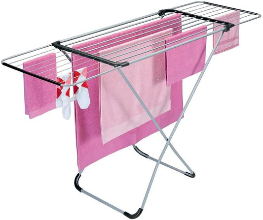 Metaltex Clothes Drying Rack Corfu 17 m Grey
