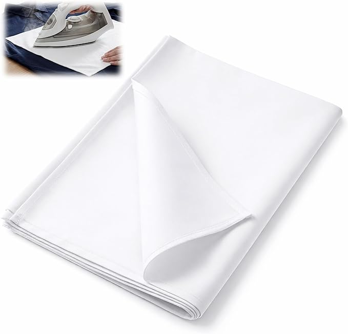 5 Pcs Pressing Cloth for Ironing, Iron Cloth 15 x 22 Inch Cotton Ironing Board Fabric Fabric Protector Press Tool for Sewing and Iron