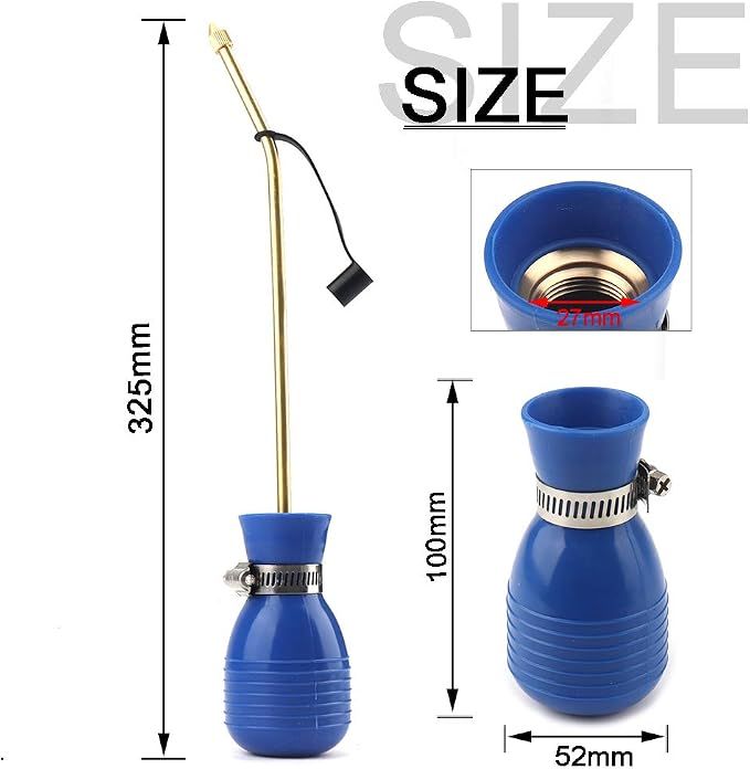 Sbestily Bug Treatment Powder Bulb Duster Diatomaceous Earth Applicator