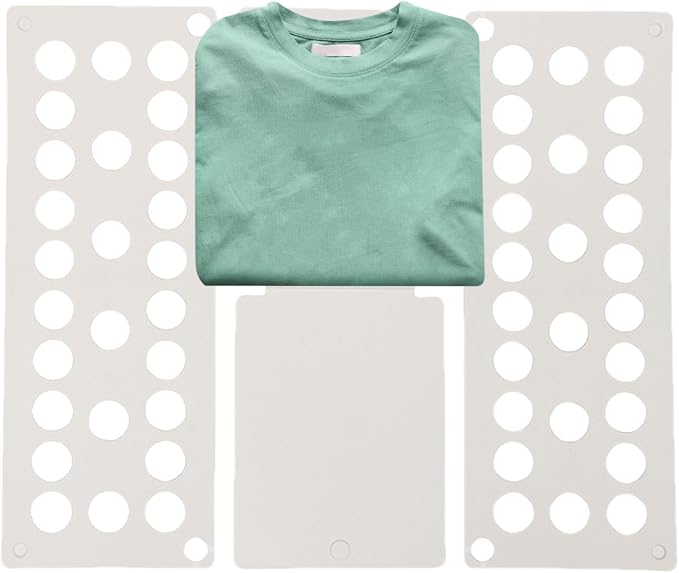 T-Shirt Folder Board, Shirt Folding Plate, Laundry Folders Folding Boards, Fast Foldable Laundry Organizer, Liner Sorter Fold Helper for kids clothes