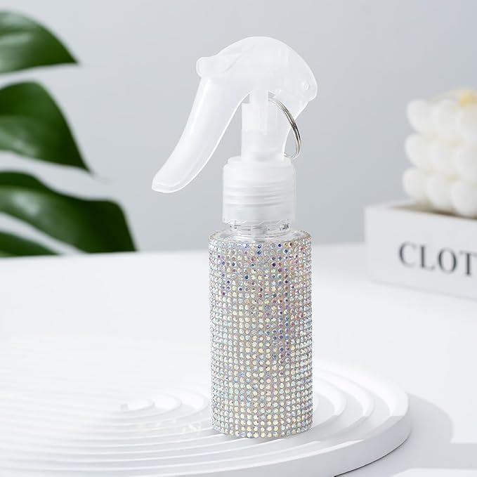 60ml Empty Spray Bottles, Continuous Spray Bottle for Hair, Spray Water Bottle Fine Mist Refillable, Skin Care, Showering Pets, Plants, Travel, Ironing and Cleaning -AB