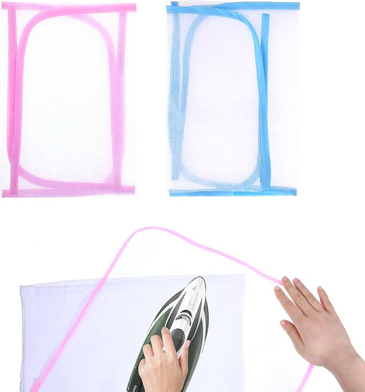2 Pack Protective Ironing Cloth Pressing Cloth for Ironing Protective Scorch-Saving Ironing Protector Insulation Pad for Delicate Clothes Ironing Pad for Sewing and Ironing Fabric Protector Tool