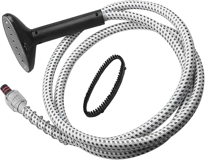 PRETYZOOM Replacement Garment Steamer Air Pipe Nozzle with Brush Head Buckle Style Compatible Steamer Handle Accessory for Efficient Clothes Steaming at Home