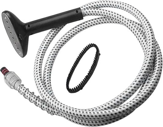 PRETYZOOM Replacement Garment Steamer Air Pipe Nozzle with Brush Head Buckle Style Compatible Steamer Handle Accessory for Efficient Clothes Steaming at Home