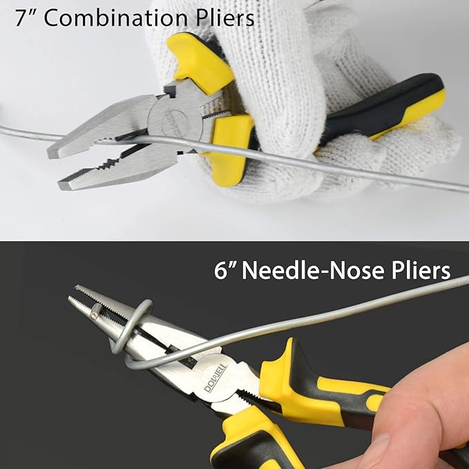 12 Pieces Portable Homeowner Tool Set, General Household Small Hand Tool Kit, Repair Hand Tool Kit, For Home Or Car& More