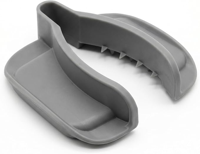 NACOLUS Grater Finger Guard for Mandoline Slicer,Vegetable Grater,Food Grabber for Box Grater,Finger Guards for Chopping, Slicing & Dicing, Sharp Knife Hand Protective Gear for Kitchen & Home (Gray)