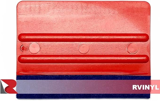 Avery Dennison Soft Felt Squeegee in Red - Vehicle Wrap Tools for Car Vinyl, Craft Films, Window Tinting and Decals Installation