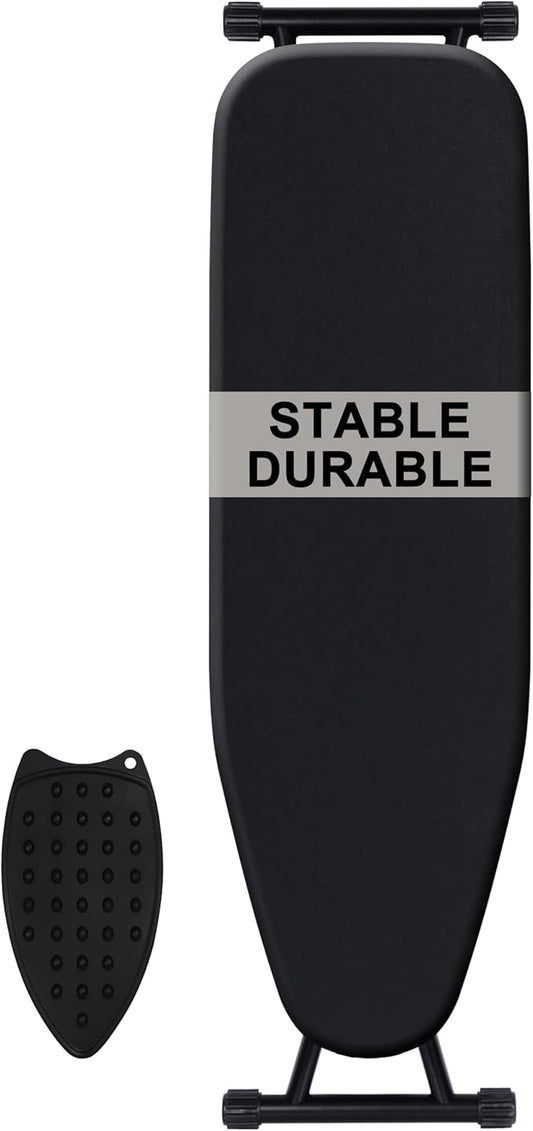 Ironing Board-Foldable Adjustable Height Iron Board with Heat-Resistant Cover - Lightweight and Durable for Home Use
