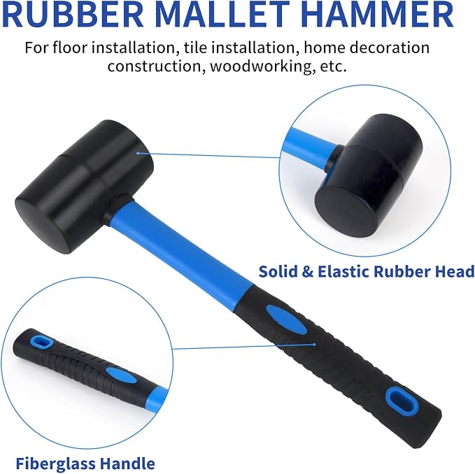 FCHO Floor Gap Fixer Tool for Floor Gap Repair with Suction Cup and Mallet | Vinyl Floor Gap Repair Tool With Suction Cup Mallet Can't use on scraped surface floor, Smooth Surface Use