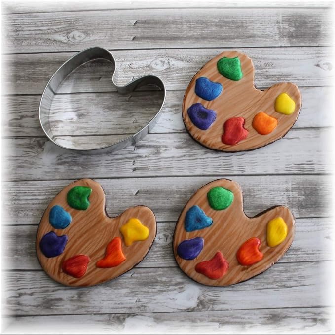 Ann Clark Paint Palette Cookie Cutter 3-1/2" Made in USA