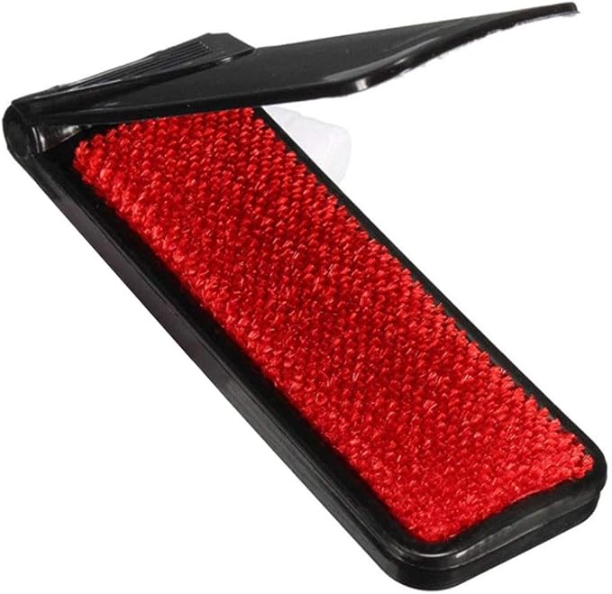 Portable Folding Mini Lint Brush Small Travel Purse Pet Hair Fabric Remover Fabric Fluff Lint Cleaning Tool 3Pcs (Black Folder Type)