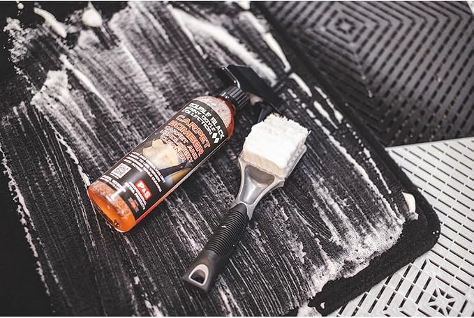 P & S PROFESSIONAL DETAIL PRODUCTS - Carpet Bomber Carpet and Upholstery Cleaner; Citrus-Based Cleaner Dissolves Grease and Lifts Dirt; Highly Dilutable; Great on Engines and Wheel Wells (1 Quart)