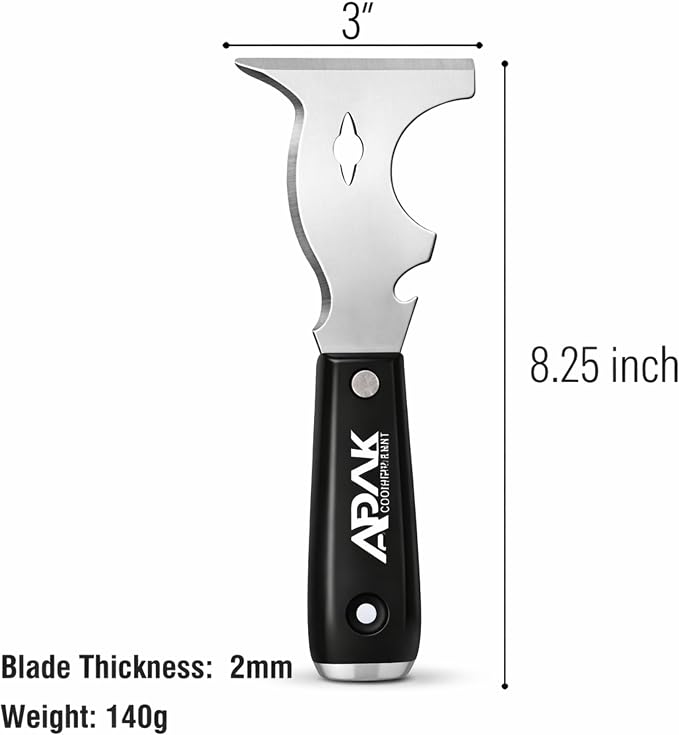 Adak 10-in-1 Paint Scraper and Painter’s Tool – Multi-Purpose Painter’s Knife, Putty & Spackle Scraper for Wood, Metal & Wall Repairs – Ideal for Painting, Cleaning & Finishing Jobs