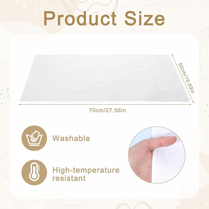 2 Pcs Cotton Ironing Cloth to Protect Clothes 20 X 27 Pressing Cloth for Ironing Fabric Press Clothing Sewing and Iron Fabric Protector Press Tool