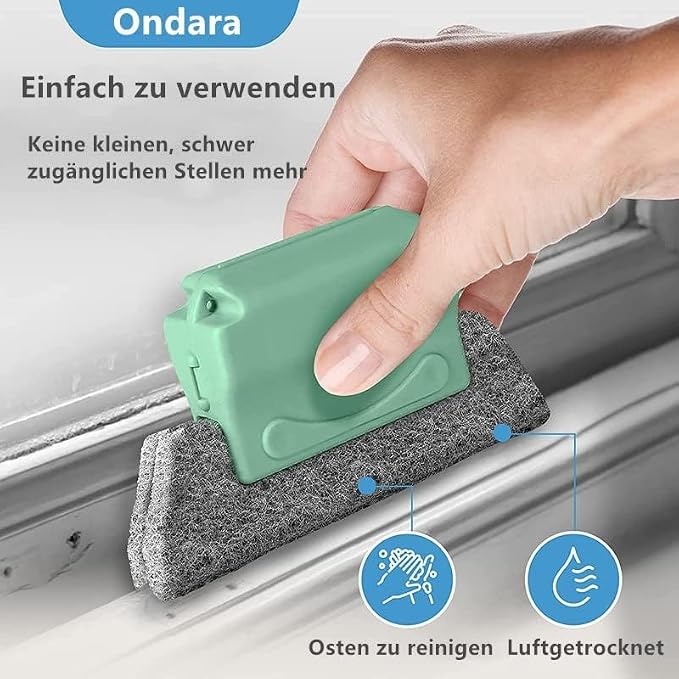 8PCS Magic Window Track Cleaner, Upgraded Window Track Cleaning Tools, Handheld Window Track Cleaner Brushe Tools for lides Gaps, Tile Lines Shutter Car Vents
