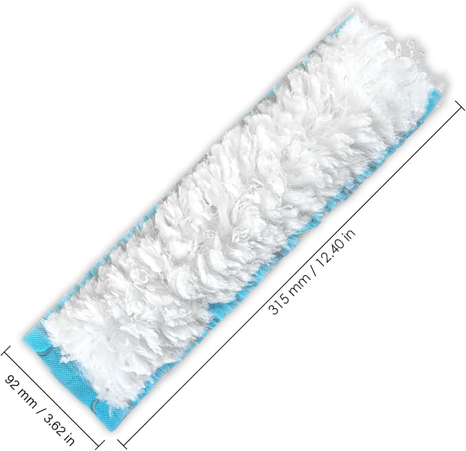 (30 Count) Duster Refills Compatible with Bona Extendable Dusting Kit and The Bona Compact Dusting Kit, Disposable Dust Removal Brush Heads for Electronics, Furniture, Car Interior
