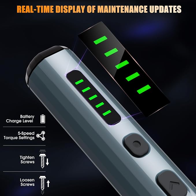 Mini Electric Screwdriver, 4.2V Precision Screwdriver Set Cordless Screwdrivers Rechargeable 76 In 1 Magnetic Bit Repair Tech Tool Kit for Electronics Computer Phone Laptop Camera RC Car Watch Glasses