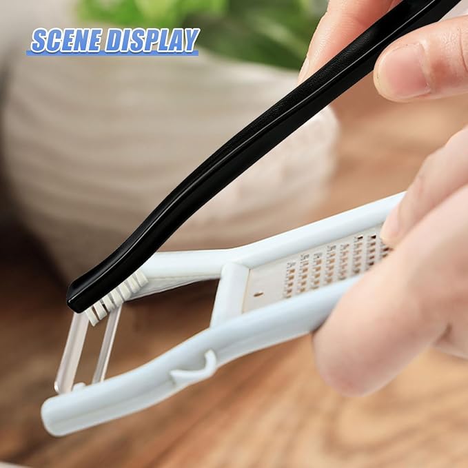 4PCS Car Double-Ended Detail Cleaning Brushes, Stiff Nylon Bristles Auto Crevice Brush, Multifunctional Vehicle Interior Exterior Cleaning Tool for SUV Truck Home Office(4PCS)