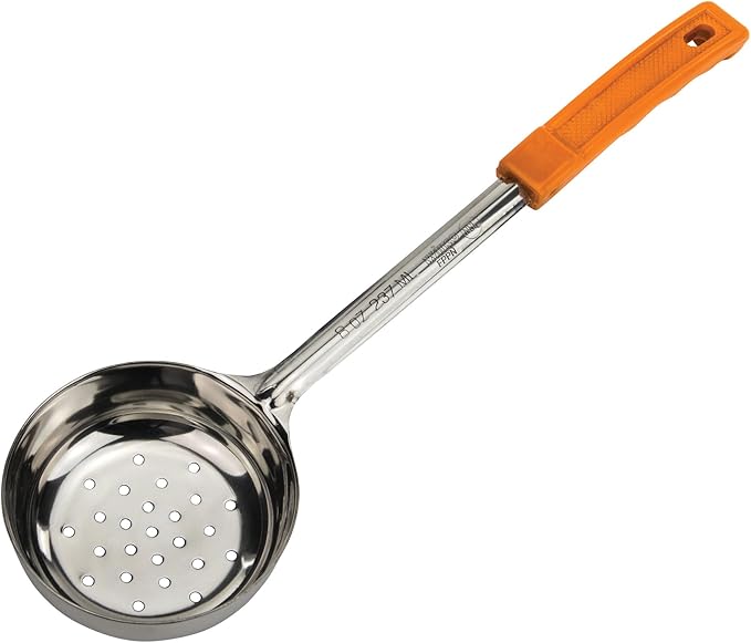 Winco Prime Food Portioner, NSF Listed, Perforated, 8 Ounce, Orange