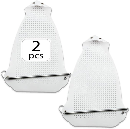 2025 Universal Iron Covers Anti scalding, Pressing Cloth for Ironing,Suitable for steam Ironing pad Accessories Made of fine Fabrics Such as Silk and Wool. 2-Pack (0.5mm)