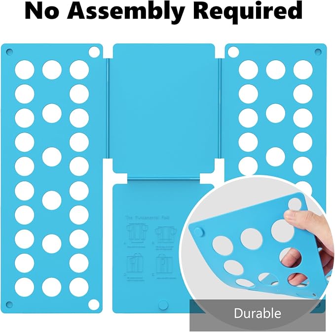Kids Shirt Folding Board Perfect Size 15.75"x18.9" for Children | Space-Saving Design, Durable Material, Easy Storage Organizer