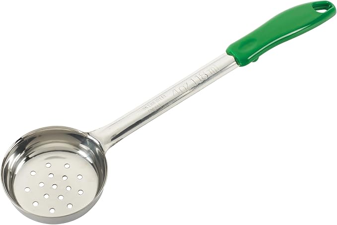 Winco Food Portioner, Perforated, 4 Ounce, Red