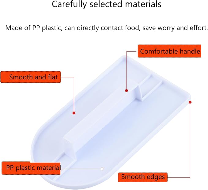 2 PCS Fondant Smoothing,Cake Decoration Icing Smoother, Paddle Fondant Polisher Finisher Sugarcraft Cups,fondant paddle,White,14.5 x 8 cm/5.7" x 3.1"