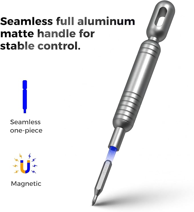 LIFEGOO 55-in-1 Precision Screwdriver Set Mini Magnetic Repair Tool Kit | 54 Magnetic Durable Bits, Compact Magnetic Case for Phone, Laptop, PC, Camera, Watch and Gifts for Men Women