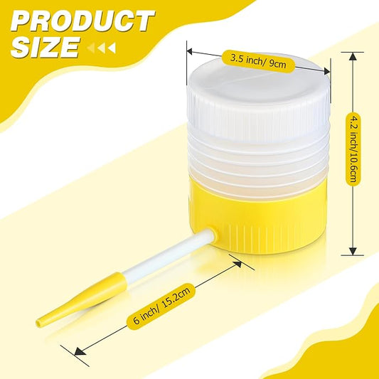 Qualirey 1 Pack Diatomaceous Earth Powder Duster with 6 Inch Extension Nozzle, Diatomaceous Earth Powder Duster for Pest Control, Powder Sprayer for Indoor and Outdoor Use | Diatomaceous Earth Powder Duster for Pest Control, Powder Sprayer for Indoor a...