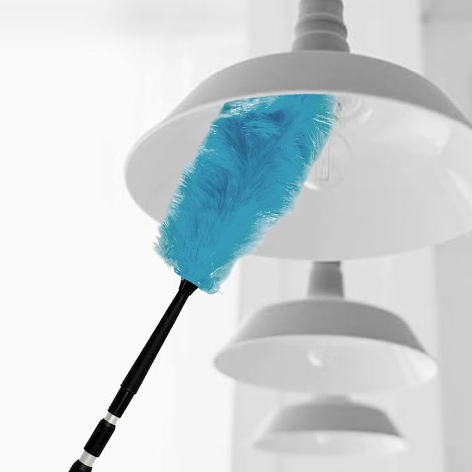 CleanAide Electrostatic Dusting Wand Replacement Head for Cobwebs, Ceiling Fans, High Surfaces & More, Lightweight & Non-Scratch for Home & Office Cleaning